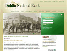 Tablet Screenshot of dublinnationalbank.com